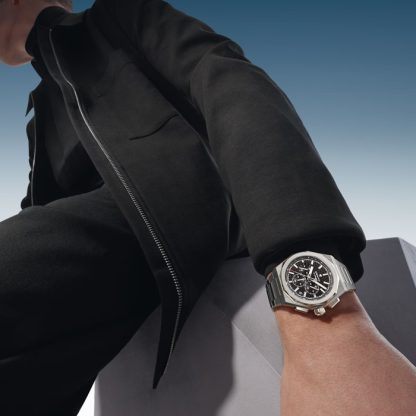 Zenith Defy Skyline Chronograph 42mm herreur sort udskiftelig rem 03.9500.3600/21.I001 - Billede 4