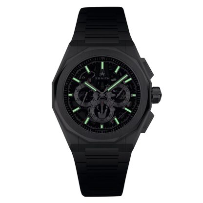 Zenith Defy Skyline Chronograph Skeleton 42mm Herreur Sort udskiftelig rem 03.9500.3600/78.I001 - Billede 4