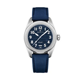Zenith Pilot Automatic 40mm herreur blå 2 remme 03.4000.3620/51.I003