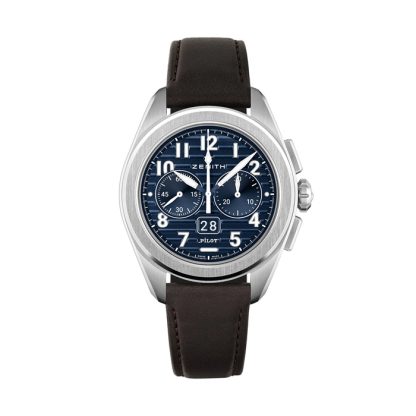 Zenith Pilot Automatic 42,5 mm herreur blå 2 remme 03.4000.3652/51.I003 - Billede 2