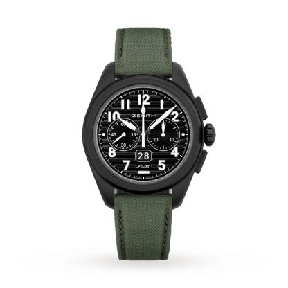 Zenith Pilot Big Date Flyback 42,5 mm herreur 49.4000.3652/21.I001 - Billede 2